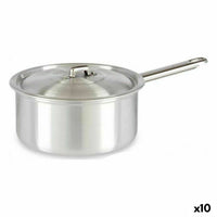Casseruola con Coperchio Kinvara 100020 Argentato Alluminio 2 L 20 x 12 x 35,5 cm (10 Unità) - Augustea Shop