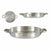 Padella Kinvara 100116 Argentato Alluminio (12 Unità) - Augustea Shop