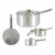 Casseruola con Coperchio Kinvara 100019 Argentato Alluminio Ø 16 cm 1,5 L (10 Unità) - Augustea Shop