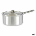Casseruola con Coperchio Kinvara 100019 Argentato Alluminio Ø 16 cm 1,5 L (10 Unità)