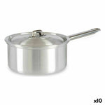 Casseruola con Coperchio Kinvara 100019 Argentato Alluminio Ø 16 cm 1,5 L (10 Unità) - Augustea Shop