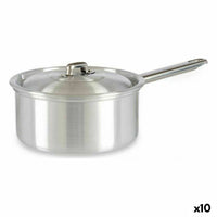 Casseruola con Coperchio Kinvara 100019 Argentato Alluminio Ø 16 cm 1,5 L (10 Unità) - Augustea Shop