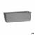 Vaso rettangolare da Balcone Stefanplast Grigio Plastica 18 x 16 x 49 cm (12 Unità) - Augustea Shop