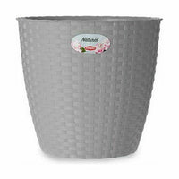 Vaso Stefanplast Grigio Plastica 24 x 22,3 x 24 cm (6 Unità) - Augustea Shop