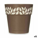 Vaso Autoirrigante Stefanplast Cloe Marrone Plastica 15 x 15 x 15 cm (12 Unità) - Augustea Shop