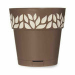 Vaso Autoirrigante Stefanplast Cloe Marrone Plastica 15 x 15 x 15 cm (12 Unità) - Augustea Shop