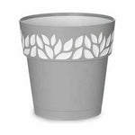 Vaso Autoirrigante Stefanplast Cloe Grigio Plastica 19 x 19 x 19 cm (12 Unità) - Augustea Shop