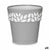 Vaso Autoirrigante Stefanplast Cloe Grigio Plastica 19 x 19 x 19 cm (12 Unità) - Augustea Shop