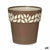 Vaso Autoirrigante Stefanplast Cloe Marrone Plastica 19 x 19 x 19 cm (12 Unità) - Augustea Shop