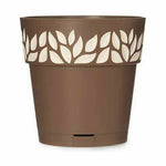 Vaso Autoirrigante Stefanplast Cloe Marrone Plastica 19 x 19 x 19 cm (12 Unità) - Augustea Shop