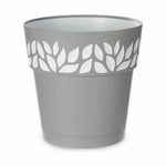 Vaso Autoirrigante Stefanplast Cloe Grigio Plastica 25 x 25 x 25 cm (6 Unità) - Augustea Shop