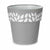 Vaso Autoirrigante Stefanplast Cloe Grigio Plastica 25 x 25 x 25 cm (6 Unità) - Augustea Shop
