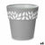 Vaso Autoirrigante Stefanplast Cloe Grigio Plastica 25 x 25 x 25 cm (6 Unità) - Augustea Shop