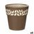 Vaso Autoirrigante Stefanplast Cloe Marrone Plastica 25 x 25 x 25 cm (6 Unità) - Augustea Shop