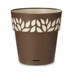 Vaso Autoirrigante Stefanplast Cloe Marrone Plastica 29 x 29 x 29 cm (6 Unità) - Augustea Shop