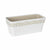 Vaso rettangolare da Balcone Stefanplast Cloe Bianco Plastica 13,3 x 12,3 x 29,3 cm (12 Unità) - Augustea Shop