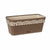 Vaso rettangolare da Balcone Stefanplast Cloe Marrone Plastica 13,3 x 12,3 x 29,3 cm (12 Unità) - Augustea Shop
