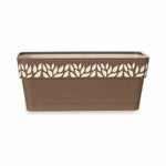 Vaso rettangolare da Balcone Stefanplast Cloe Marrone Plastica 13,3 x 12,3 x 29,3 cm (12 Unità) - Augustea Shop