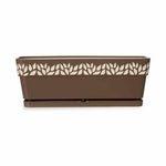 Vaso rettangolare da Balcone Stefanplast Cloe Marrone Plastica 49,5 x 17 x 19 cm (12 Unità) - Augustea Shop