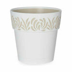 Vaso Autoirrigante Stefanplast Gaia Bianco Plastica 15 x 15 x 15 cm (12 Unità) - Augustea Shop