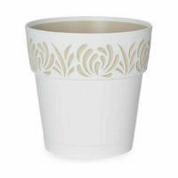 Vaso Autoirrigante Stefanplast Gaia Bianco Plastica 15 x 15 x 15 cm (12 Unità) - Augustea Shop