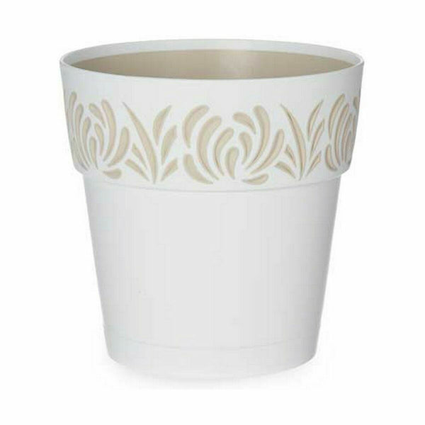 Vaso Autoirrigante Stefanplast Gaia Bianco Plastica 15 x 15 x 15 cm (12 Unità) - Augustea Shop