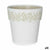 Vaso Autoirrigante Stefanplast Gaia Bianco Plastica 15 x 15 x 15 cm (12 Unità) - Augustea Shop