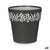 Vaso Autoirrigante Stefanplast Gaia Antracite Plastica 15 x 15 x 15 cm (12 Unità) - Augustea Shop