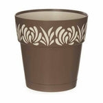 Vaso Autoirrigante Stefanplast Gaia Marrone Plastica 15 x 15 x 15 cm (12 Unità) - Augustea Shop