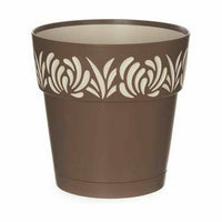 Vaso Autoirrigante Stefanplast Gaia Marrone Plastica 15 x 15 x 15 cm (12 Unità) - Augustea Shop
