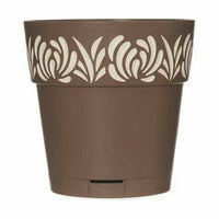 Vaso Autoirrigante Stefanplast Gaia Marrone Plastica 15 x 15 x 15 cm (12 Unità) - Augustea Shop