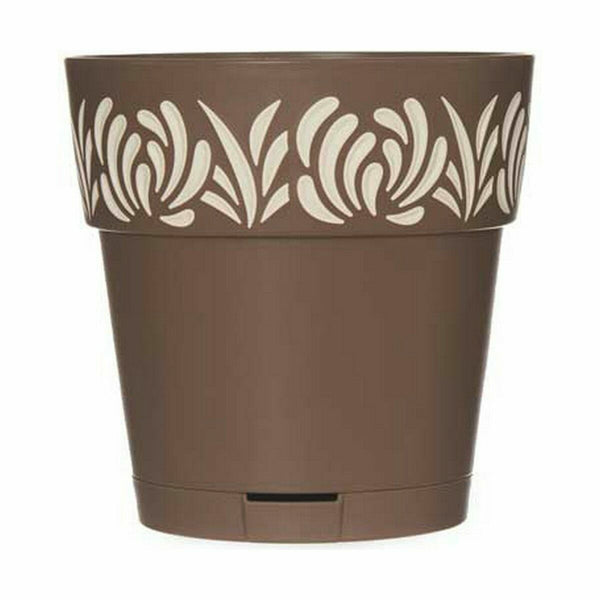 Vaso Autoirrigante Stefanplast Gaia Marrone Plastica 15 x 15 x 15 cm (12 Unità) - Augustea Shop