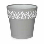 Vaso Autoirrigante Stefanplast Gaia Grigio Plastica 19 x 19 x 19 cm (12 Unità) - Augustea Shop