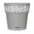 Vaso Autoirrigante Stefanplast Gaia Grigio Plastica 19 x 19 x 19 cm (12 Unità) - Augustea Shop