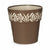Vaso Autoirrigante Stefanplast Gaia Marrone Plastica 19 x 19 x 19 cm (12 Unità) - Augustea Shop