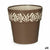 Vaso Autoirrigante Stefanplast Gaia Marrone Plastica 19 x 19 x 19 cm (12 Unità) - Augustea Shop
