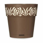 Vaso Autoirrigante Stefanplast Gaia Marrone Plastica 19 x 19 x 19 cm (12 Unità) - Augustea Shop