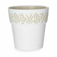 Vaso Autoirrigante Stefanplast Gaia Bianco Plastica 25 x 25 x 25 cm (6 Unità) - Augustea Shop