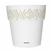 Vaso Autoirrigante Stefanplast Gaia Bianco Plastica 25 x 25 x 25 cm (6 Unità) - Augustea Shop