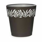Vaso Autoirrigante Stefanplast Gaia Antracite Plastica 25 x 25 x 25 cm (6 Unità) - Augustea Shop