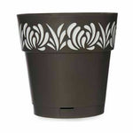 Vaso Autoirrigante Stefanplast Gaia Antracite Plastica 25 x 25 x 25 cm (6 Unità) - Augustea Shop