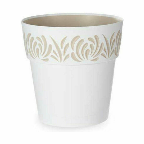 Vaso Autoirrigante Stefanplast Gaia Bianco Plastica 29 x 29 x 29 cm (6 Unità) - Augustea Shop