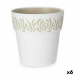 Vaso Autoirrigante Stefanplast Gaia Bianco Plastica 29 x 29 x 29 cm (6 Unità) - Augustea Shop