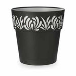 Vaso Autoirrigante Stefanplast Gaia Antracite Plastica 29 x 29 x 29 cm (6 Unità) - Augustea Shop