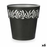 Vaso Autoirrigante Stefanplast Gaia Antracite Plastica 29 x 29 x 29 cm (6 Unità) - Augustea Shop