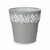Vaso Autoirrigante Stefanplast Gaia Grigio Plastica 29 x 29 x 29 cm (6 Unità) - Augustea Shop