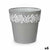 Vaso Autoirrigante Stefanplast Gaia Grigio Plastica 29 x 29 x 29 cm (6 Unità) - Augustea Shop