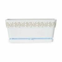 Vaso rettangolare da Balcone Stefanplast Gaia Bianco Plastica 13,3 x 12,3 x 29,3 cm (12 Unità) - Augustea Shop