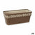 Vaso rettangolare da Balcone Stefanplast Gaia Marrone Plastica 13,3 x 12,3 x 29,3 cm (12 Unità) - Augustea Shop