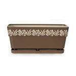 Vaso rettangolare da Balcone Stefanplast Gaia Marrone Plastica 13,3 x 12,3 x 29,3 cm (12 Unità) - Augustea Shop